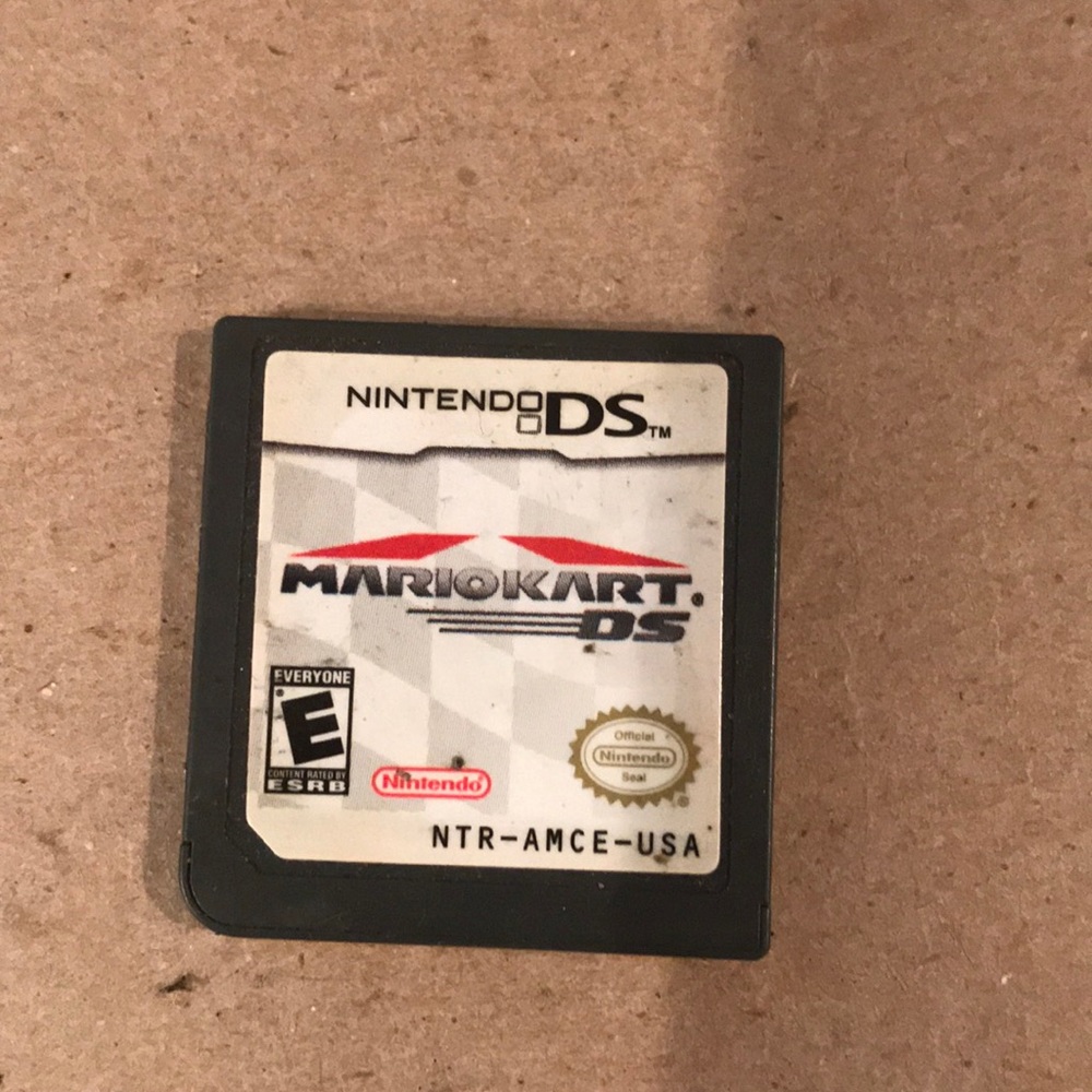 Nintendo DS mariokart game